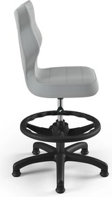 Krzesło dziecięce Petit czarny Velvet 03 rozmiar 4 (133-159 cm) WK+P