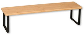 Kesper 58807 Półka kuchenna bambus/metal, 55 x13,5 x 15 cm