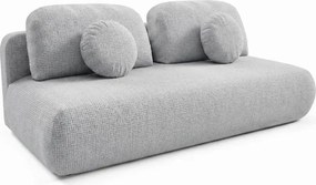 Sofa BASE Rozkładana Dwuosobowa Szara Szenil Nowoczesna