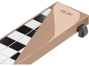 Mexen Flat M13 maskownica 2w1 do odpływu liniowego 90 cm, różowe złoto - 1619090
