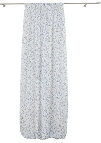 Biało-niebieska firanka 300x260 cm Fiesta – Mendola Fabrics