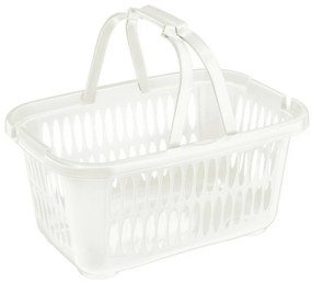 Tontarelli Kosz na czystą bieliznę COVER LINE zuchwytem  19,4 l, biały