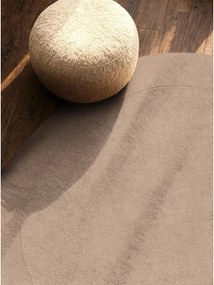 Beżowy okrągły dywan z mieszanki wełny tkany ręcznie ø 160 cm Kari Organic – Villeroy&amp;Boch