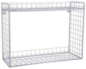 Fioletowa wielopoziomowa stalowa półka 40 cm Reja – PT LIVING