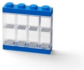 Niebieski pojemnik kolekcjonerski na 8 mini figurek LEGO®