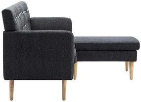 Tapicerowana pikowana sofa  ciemnoszaraF5-B82