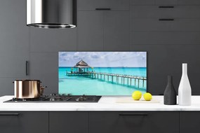 Szkło Ozdobne do Kuchni Most nad Morskim Brzegiem