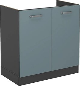 Szafka pod zlew niebiesko-szary 80x46x81.6 r-line