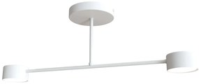 Biała nowoczesna lampa sufitowa - D133-Evex