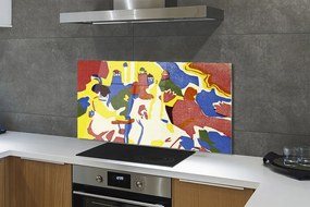 Panel nad Blat Kuchenny Kompozycja Orientalna - Kandinsky