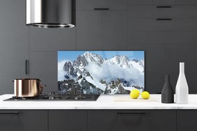 Szkło Ozdobne do Kuchni Majestatyczne Szczyty Górskie