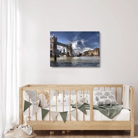 Obraz na szkle -  Tower Bridge w Londynie (70x50 cm)