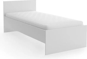 Łóżko ELISA 90 x 200 cm, białe Stelaż: Bez stelaża, Materac: Bez materaca