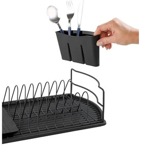 Czarny ociekacz do naczyń Wenko Drip Basic