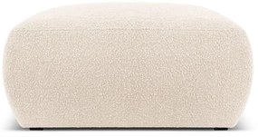 Beżowy puf z materiału bouclé Molino – Micadoni Home