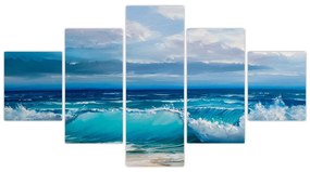 Obraz - Fale morskie (125x70 cm)