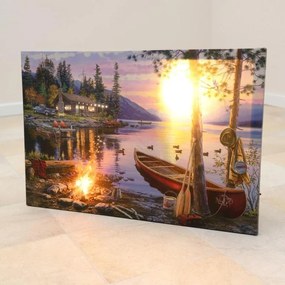 Obraz na ścianę Sunset Canada, 4 LED, 40 x 60 cm