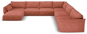 Czerwony narożnik (prawostronny) Vanda – Mazzini Sofas