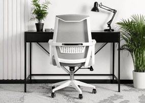 Fotel biurowy Cinema – ergonomiczny fotel obrotowy z mechanizmem TILT, szary