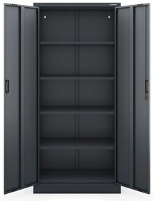 Szafa JAN Compact 1750 x 800 x 400 mm, antracytowa