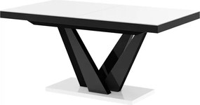 Rozkładany stół do jadalni Vegas Hubertus w wysokim połysku