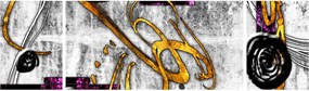 Obraz abstrakcji (170x50 cm)