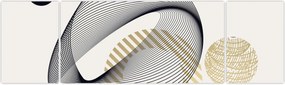 Obraz - Kształty geometryczne N⁰3 (170x50 cm)