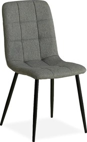 Krzesło jadalniane 43,5x88x50 cm szare Eames