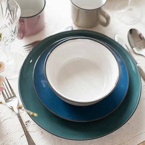 Mäser Zestaw naczyń stołowych 16 szt. MAILA – mieszanka kolorów naftowych