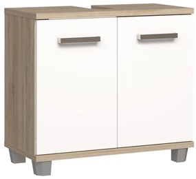 Szafka łazienkowa VENOM biała/dąb sonoma