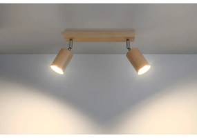 Drewniana lampa sufitowa Nice Lamps Ludwik