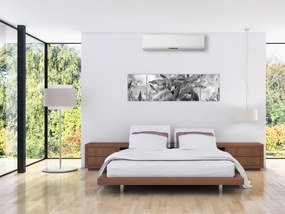 Obraz - Graffiti z flamingami (170x50 cm)