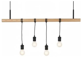 LED Żyrandol na lince 4xE27/6,5W/230V 2500K