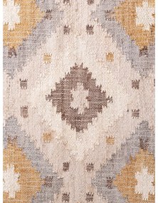 Kremowy chodnik z juty tkany ręcznie 80x200 cm Roya Imani – Elle Decoration