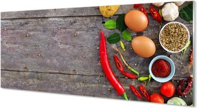 Panel nad Blat Kuchenny Kompozycja z Jajkiem i Papryczką