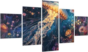 Obraz - Magiczna meduza (125x70 cm)