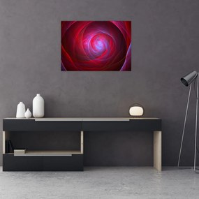 Obraz na szkle - abstrakcyjny obraz oczu (70x50 cm)