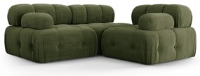 Ciemnozielona sofa 288 cm Ferento – Cosmopolitan Design