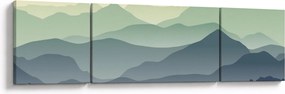 Obraz - Forest Mountain (170x50 cm)