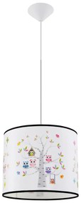Lampa wisząca SOWY 40 biała SOLLUX  LIGHTING