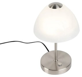 Designerska lampa stołowa stal LED ściemnialna - Joya Nowoczesny Oswietlenie wewnetrzne