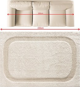 Dywan Halo cream 160x230 cm