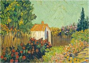 Obraz na szkle - Imitator of Vincent van Gogh, Landscape, reprodukcje (70x50 cm)