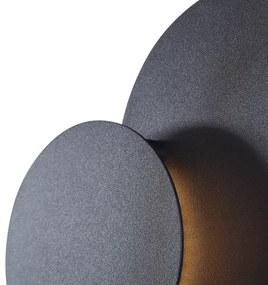 Nowoczesny Kinkiet / Lampa scienna czarny z LED z 3-stopniową regulacją jasności 5-punktowy - Sunrise Nowoczesny Oswietlenie wewnetrzne
