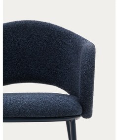 Ciemnoniebieskie krzesło Maina – Kave Home