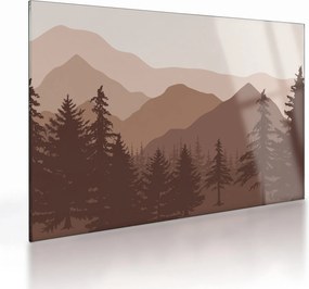 Obraz na szkle - Góry Brunatne N⁰2 (70x50 cm)