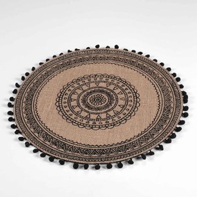 Mata stołowa z juty ø 38 cm Renata – douceur d'intérieur