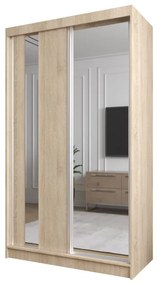 Szafa przesuwna - Greco 120 cm, dąb sonoma