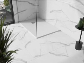 Mexen Stone+ brodzik kompozytowy prostokątny 100 x 80 cm, biały - 44108010