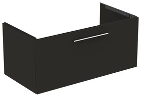 Antracytowa wisząca szafka pod umywalkę 100x44 cm i.Life B – Ideal Standard